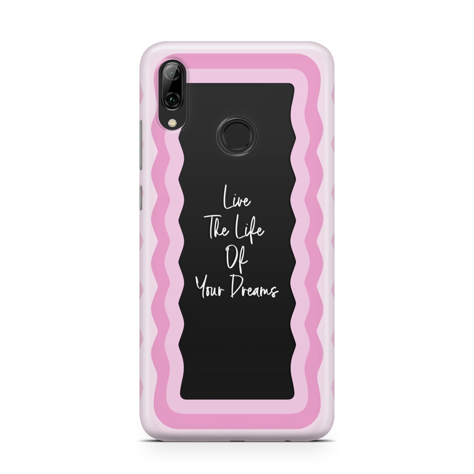 Pink Mirror Quote Huawei Y7 2019