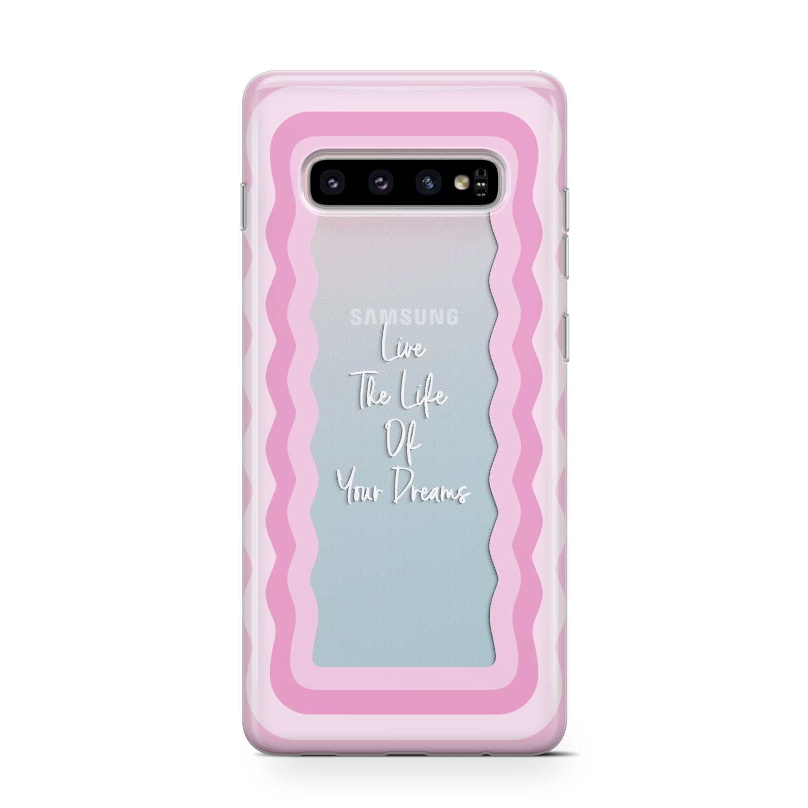 Pink Mirror Quote Protective Samsung Galaxy Case