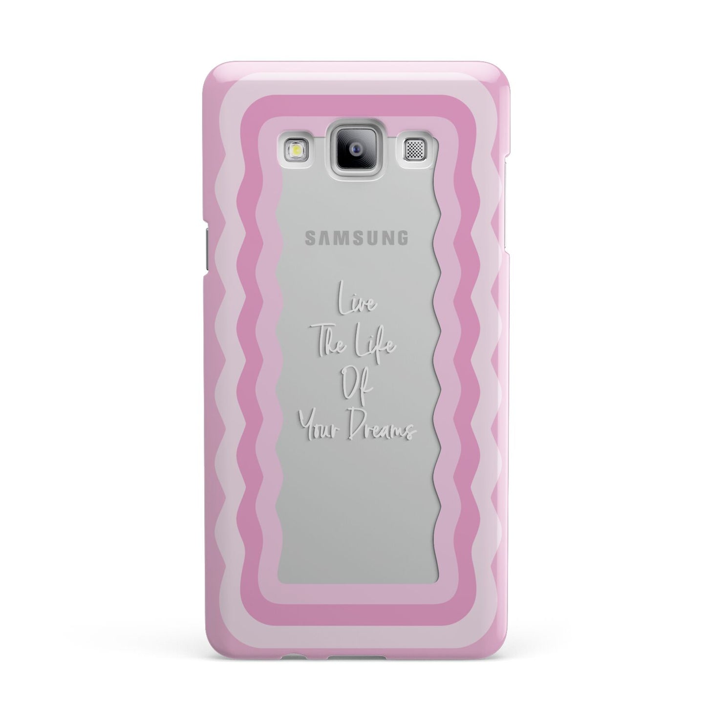 Pink Mirror Quote Samsung Galaxy A7 2015 Case