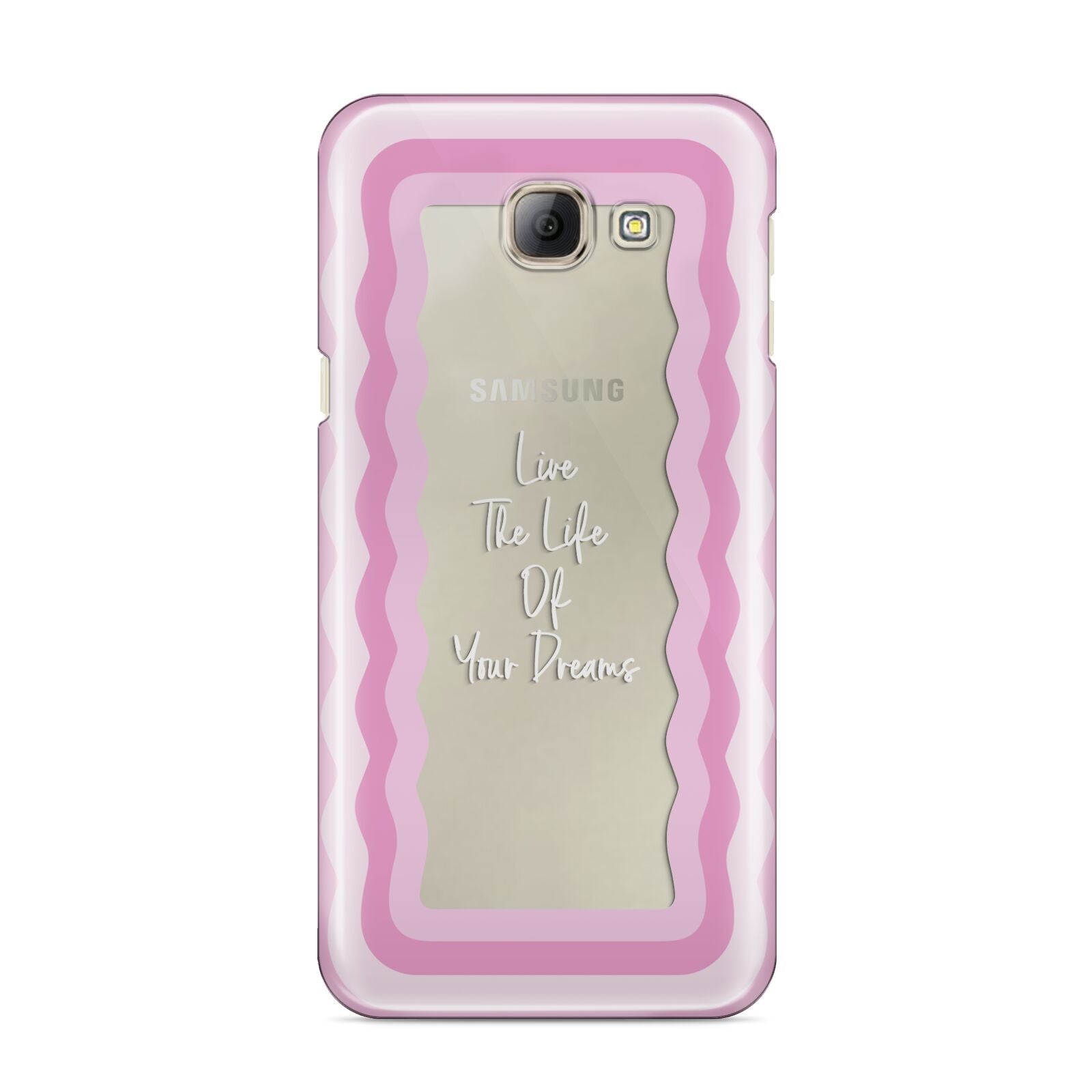 Pink Mirror Quote Samsung Galaxy A8 2016 Case