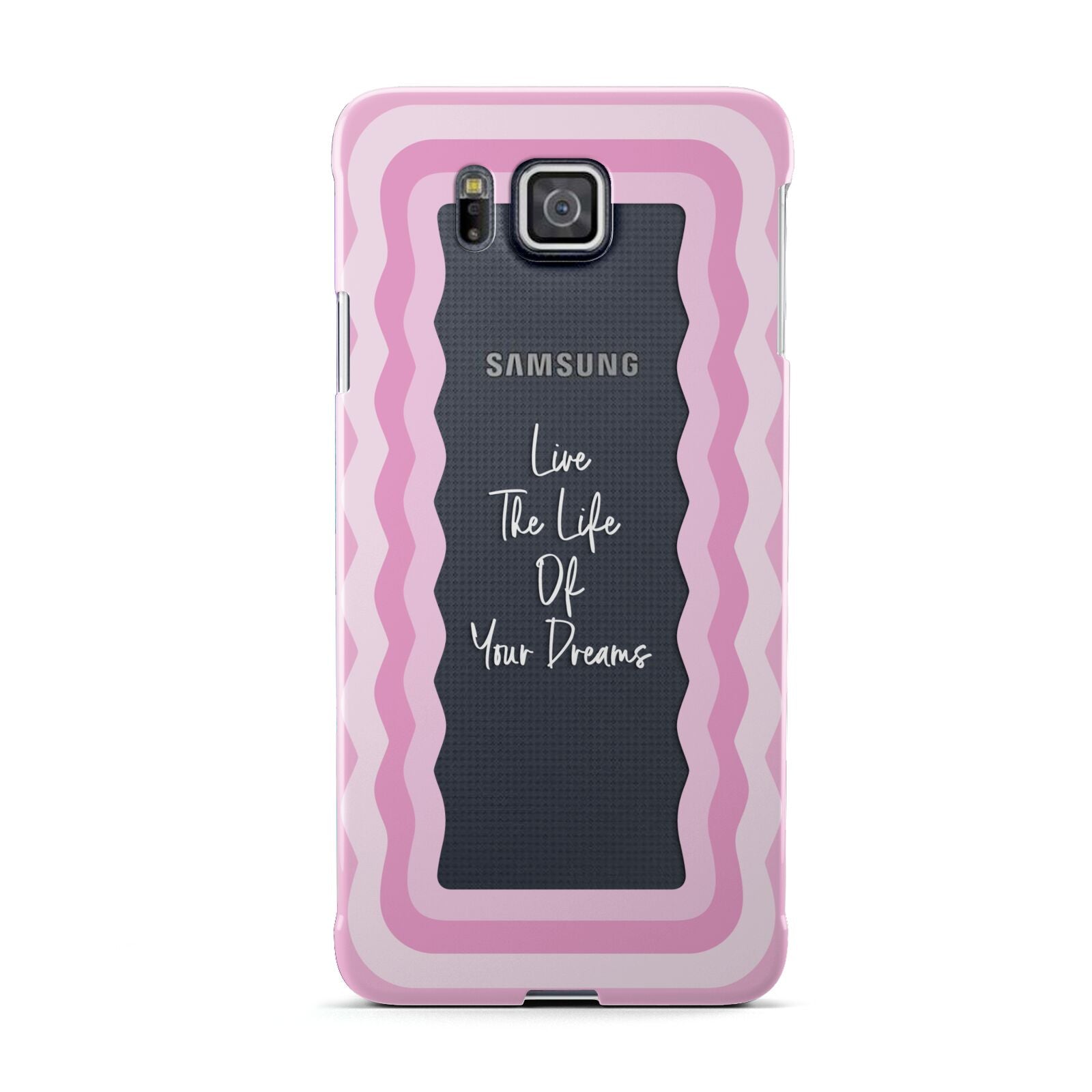 Pink Mirror Quote Samsung Galaxy Alpha Case