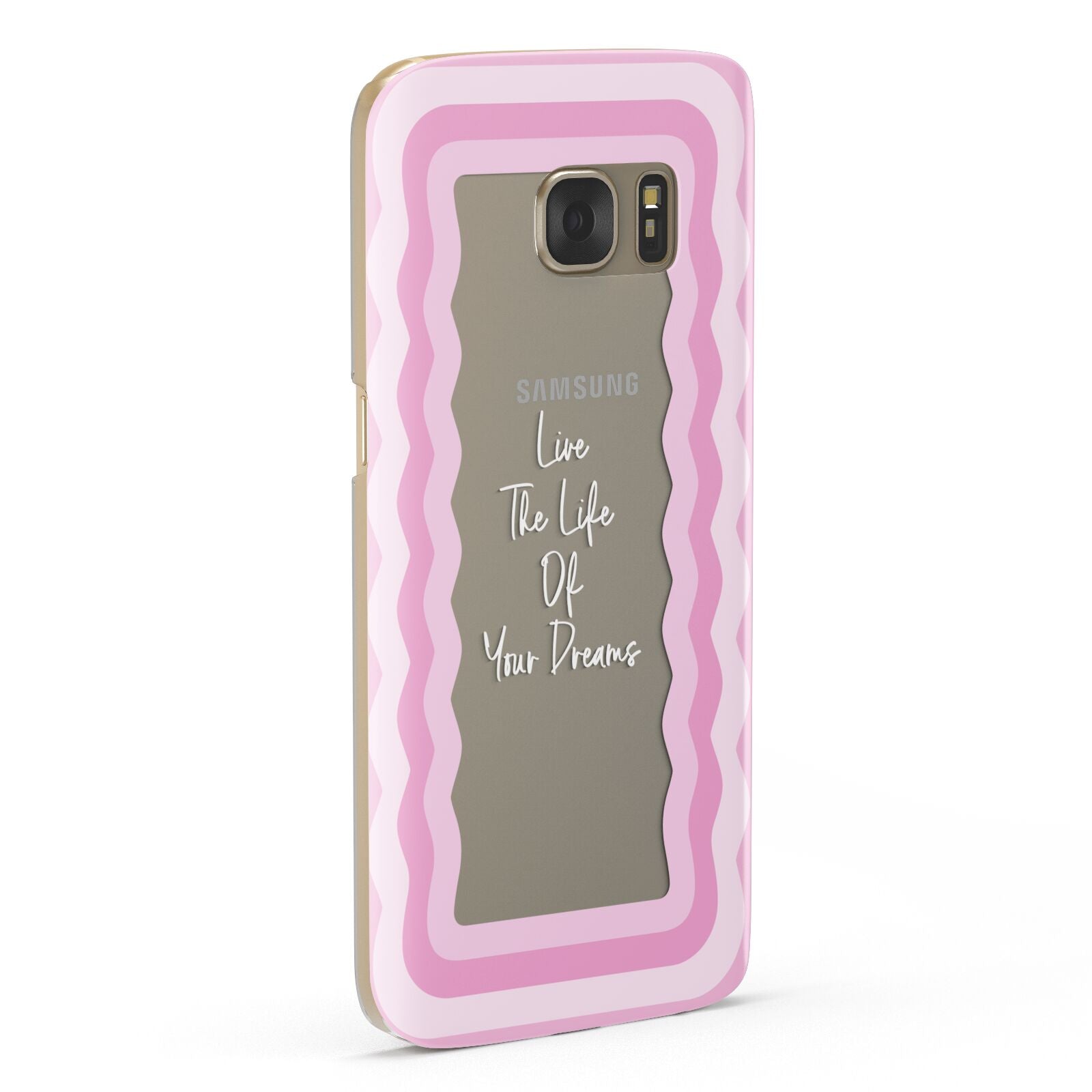 Pink Mirror Quote Samsung Galaxy Case Fourty Five Degrees