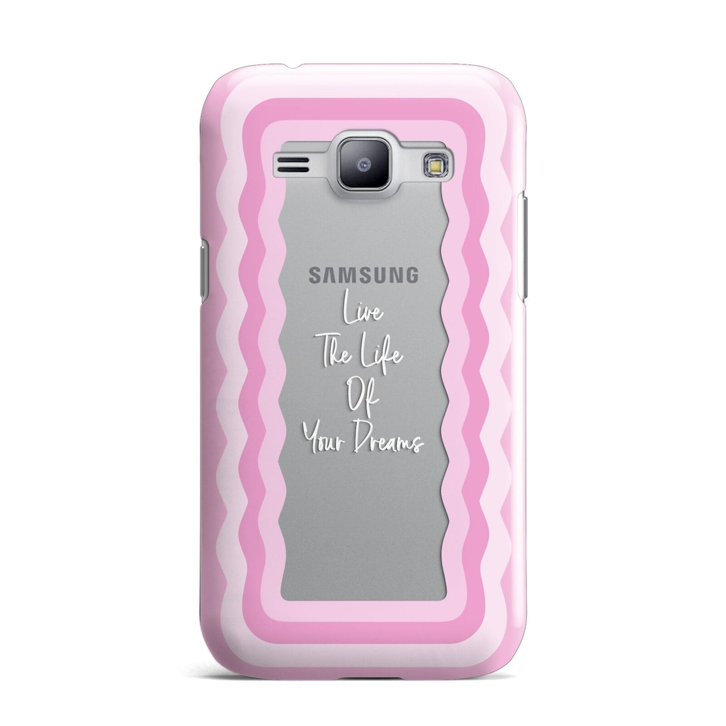 Pink Mirror Quote Samsung Galaxy J1 2015 Case