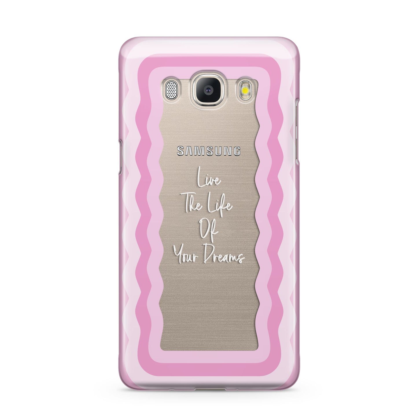 Pink Mirror Quote Samsung Galaxy J5 2016 Case