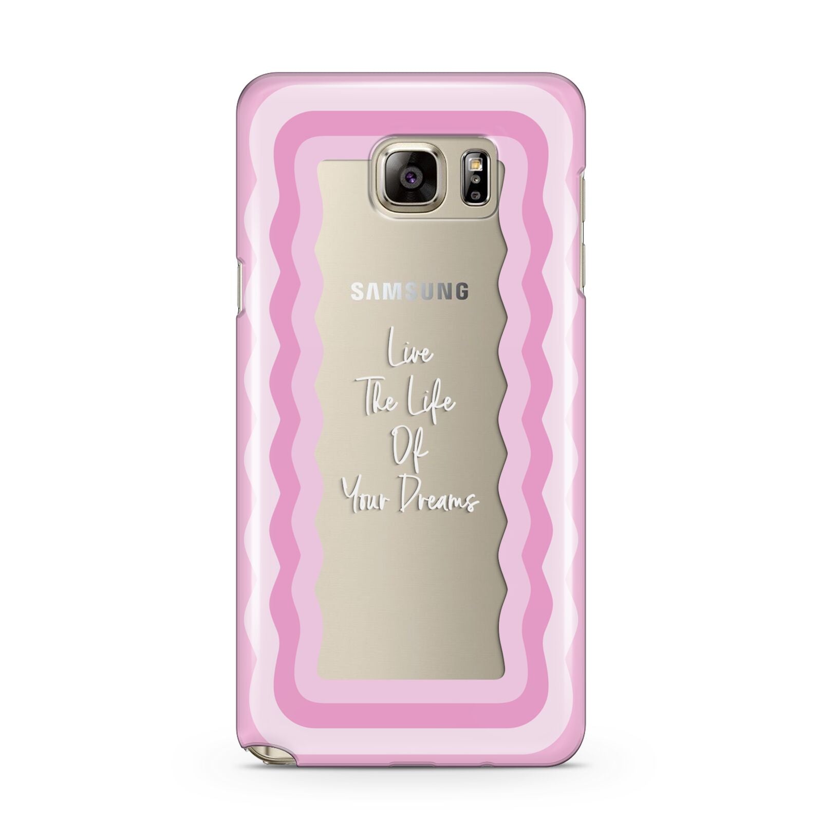 Pink Mirror Quote Samsung Galaxy Note 5 Case