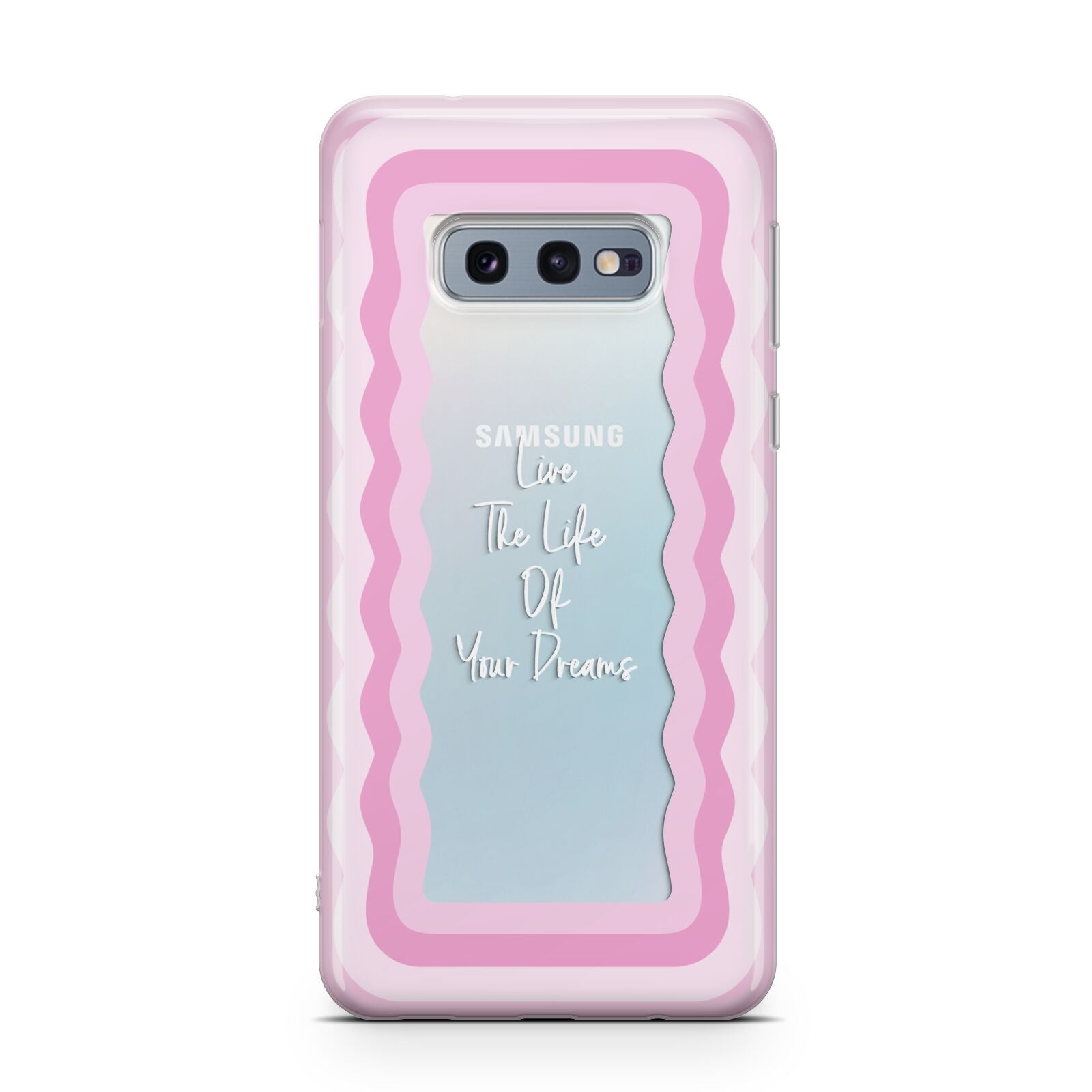 Pink Mirror Quote Samsung Galaxy S10E Case