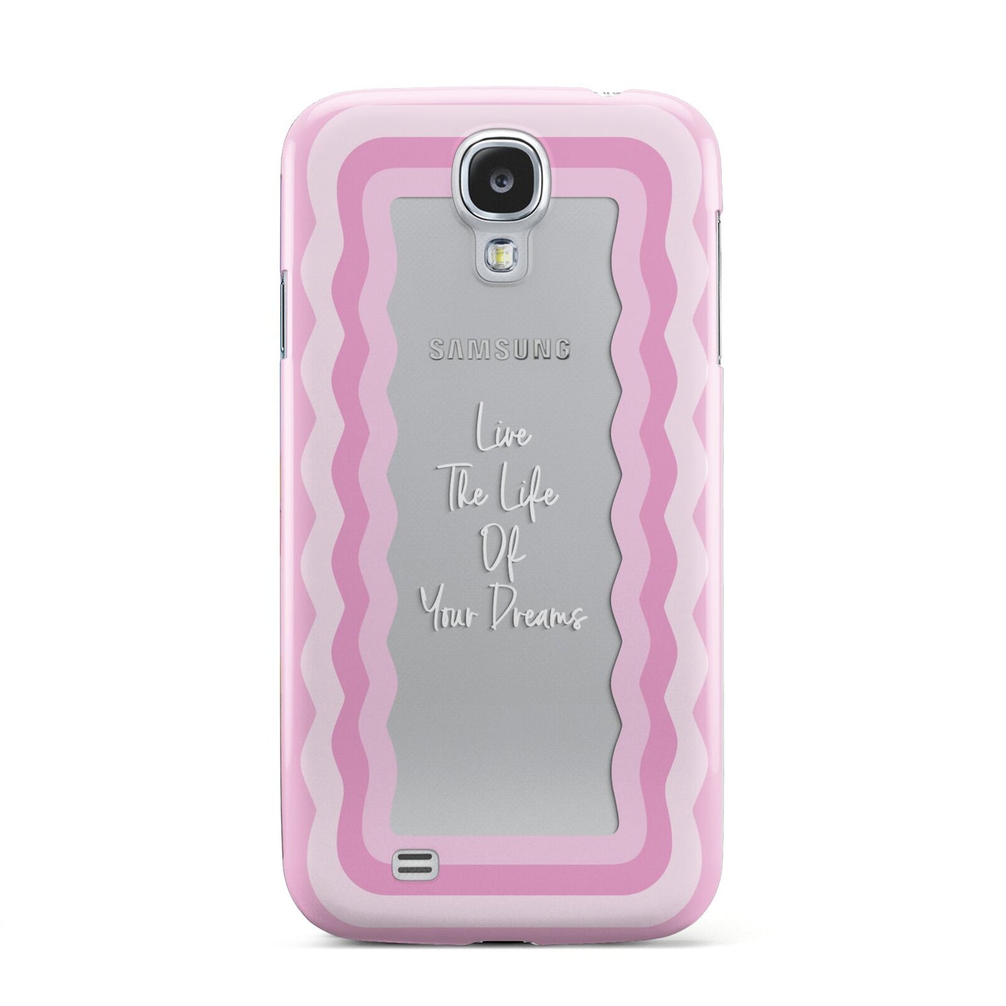 Pink Mirror Quote Samsung Galaxy S4 Case