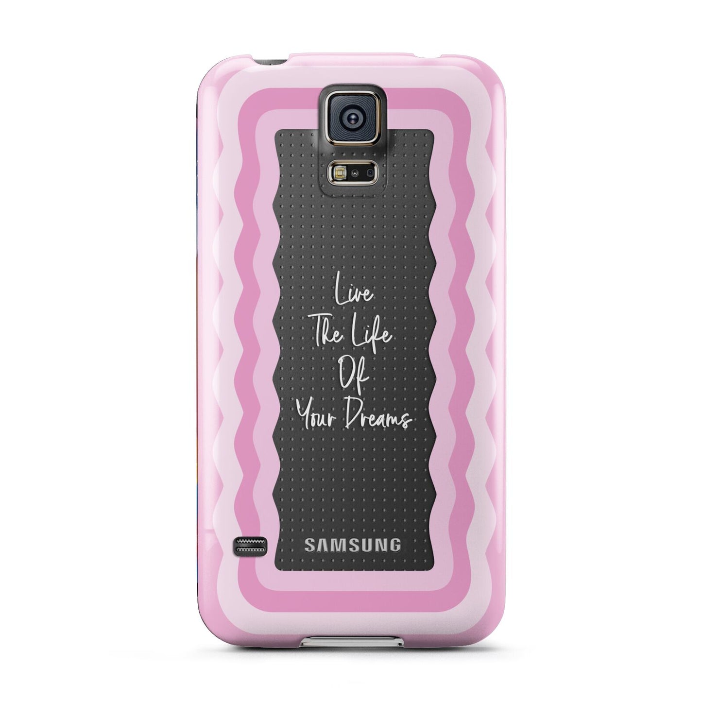 Pink Mirror Quote Samsung Galaxy S5 Case