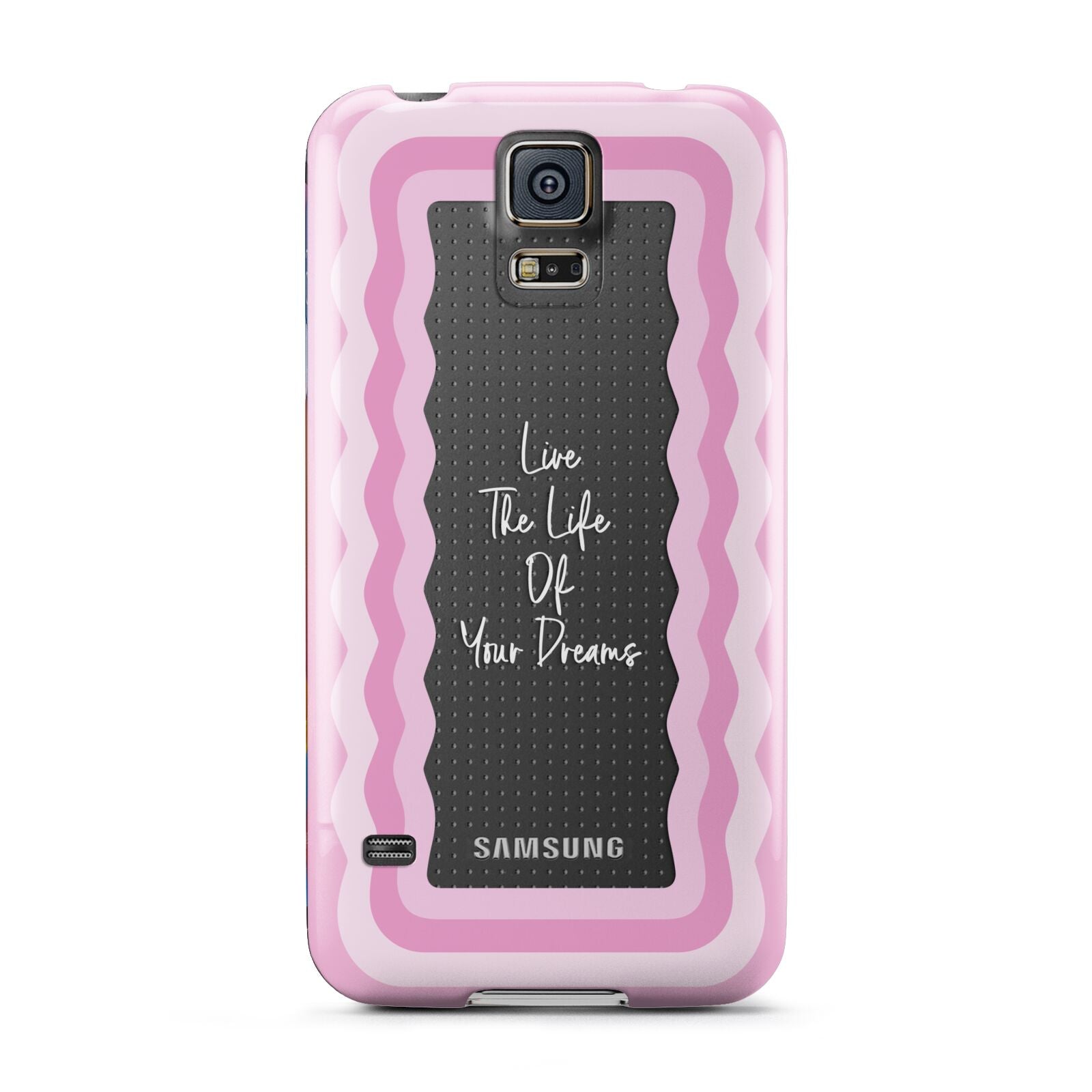 Pink Mirror Quote Samsung Galaxy S5 Case