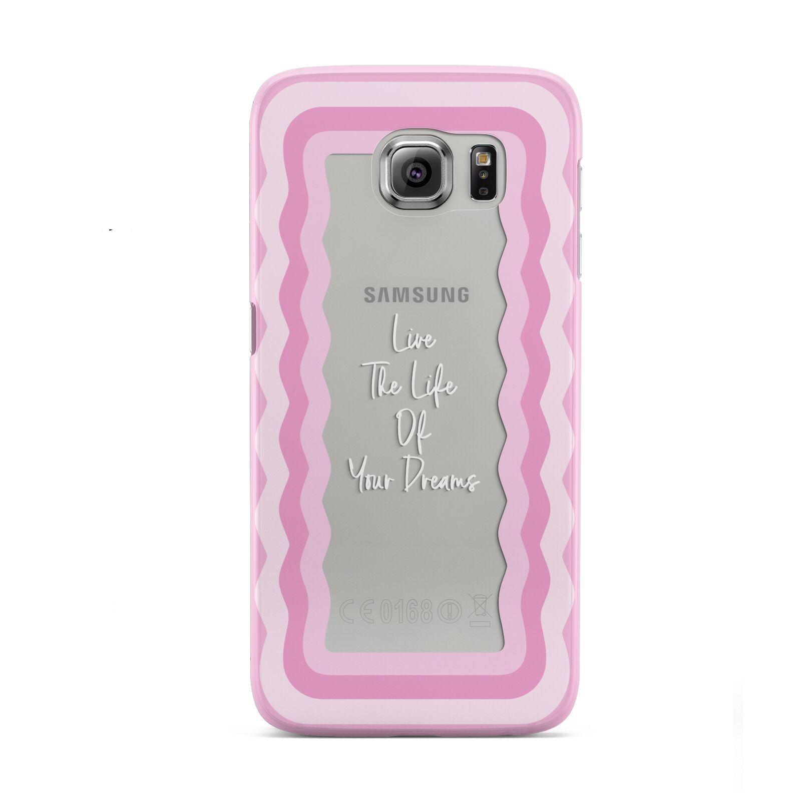 Pink Mirror Quote Samsung Galaxy S6 Case