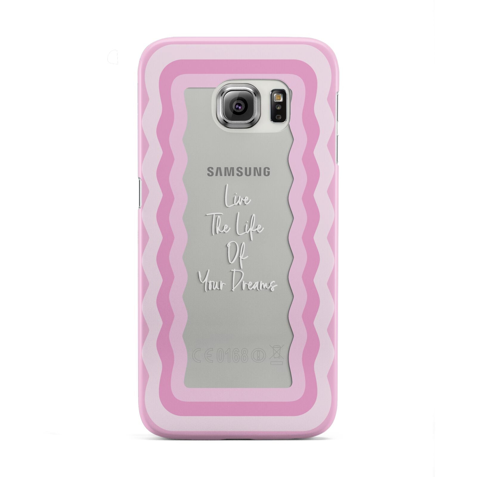 Pink Mirror Quote Samsung Galaxy S6 Edge Case