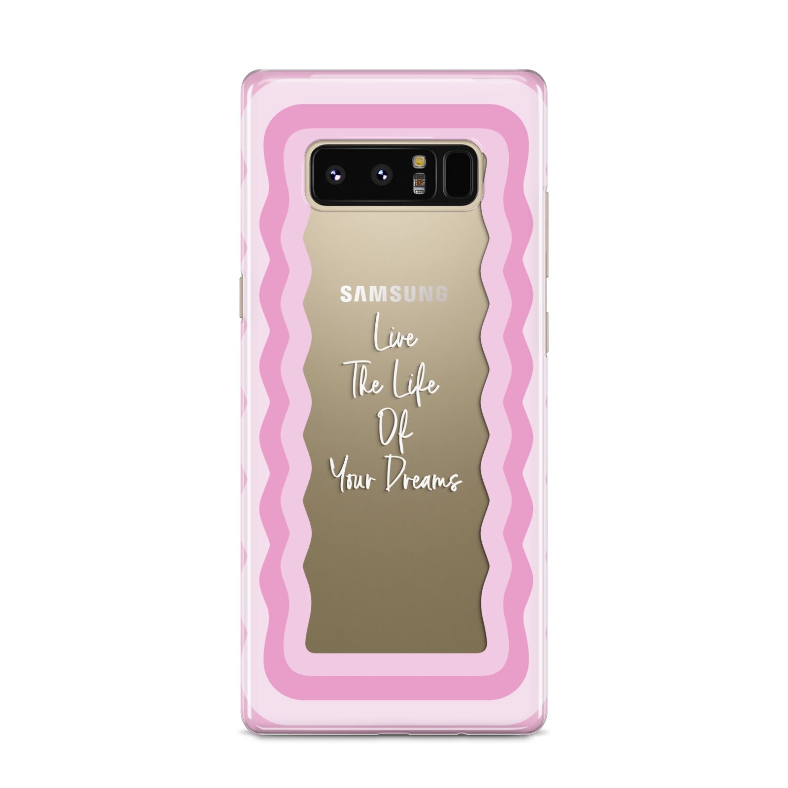 Pink Mirror Quote Samsung Galaxy S8 Case