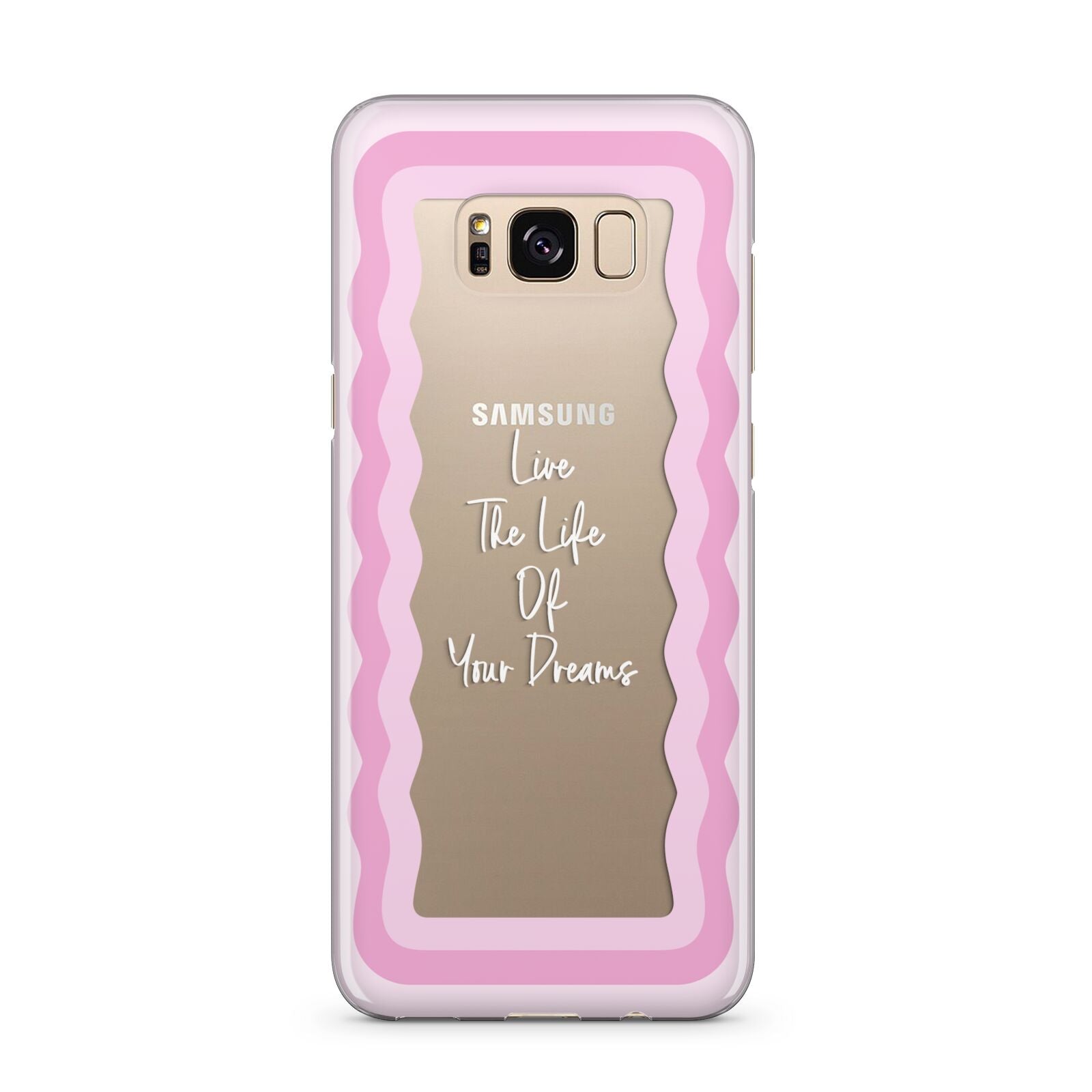 Pink Mirror Quote Samsung Galaxy S8 Plus Case