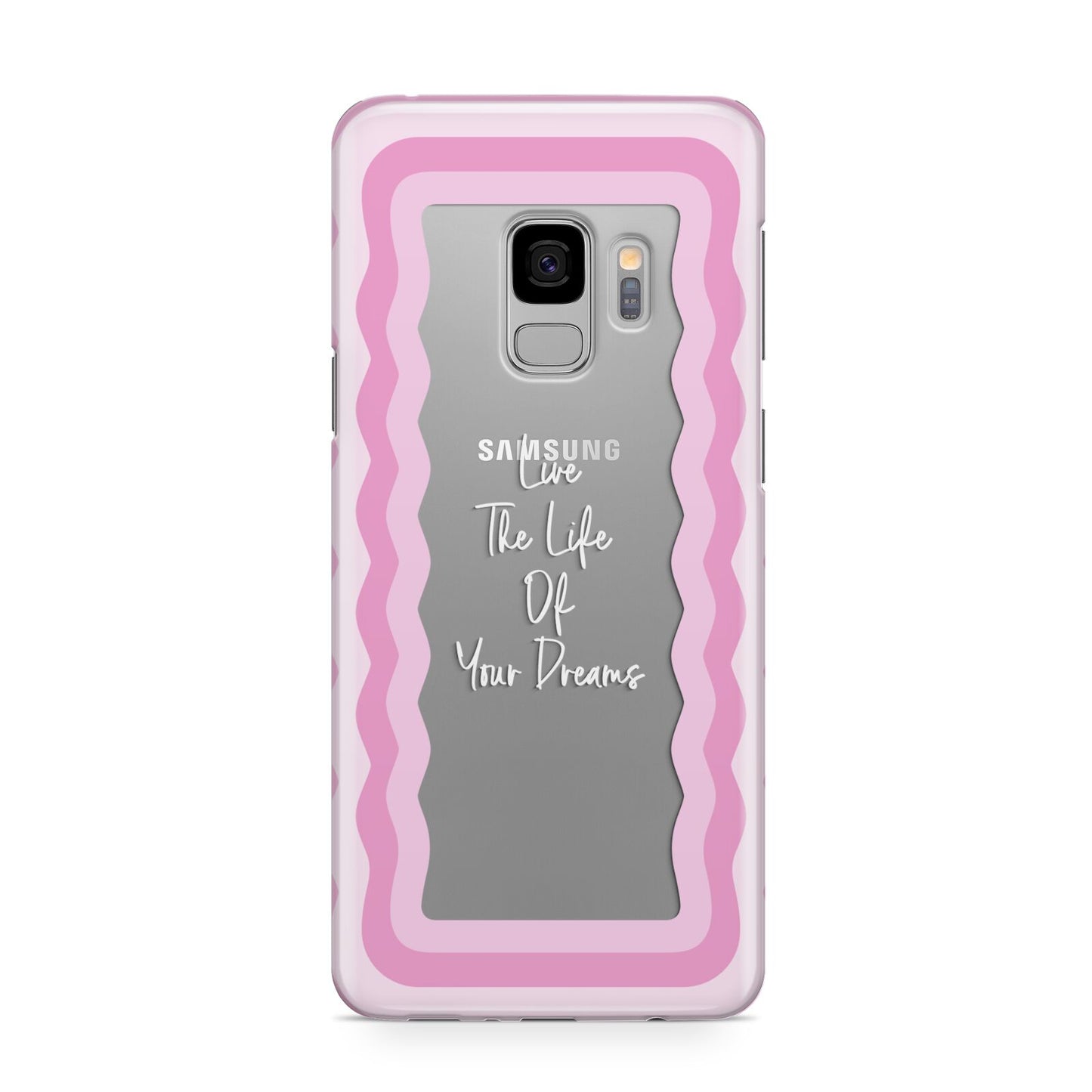 Pink Mirror Quote Samsung Galaxy S9 Case