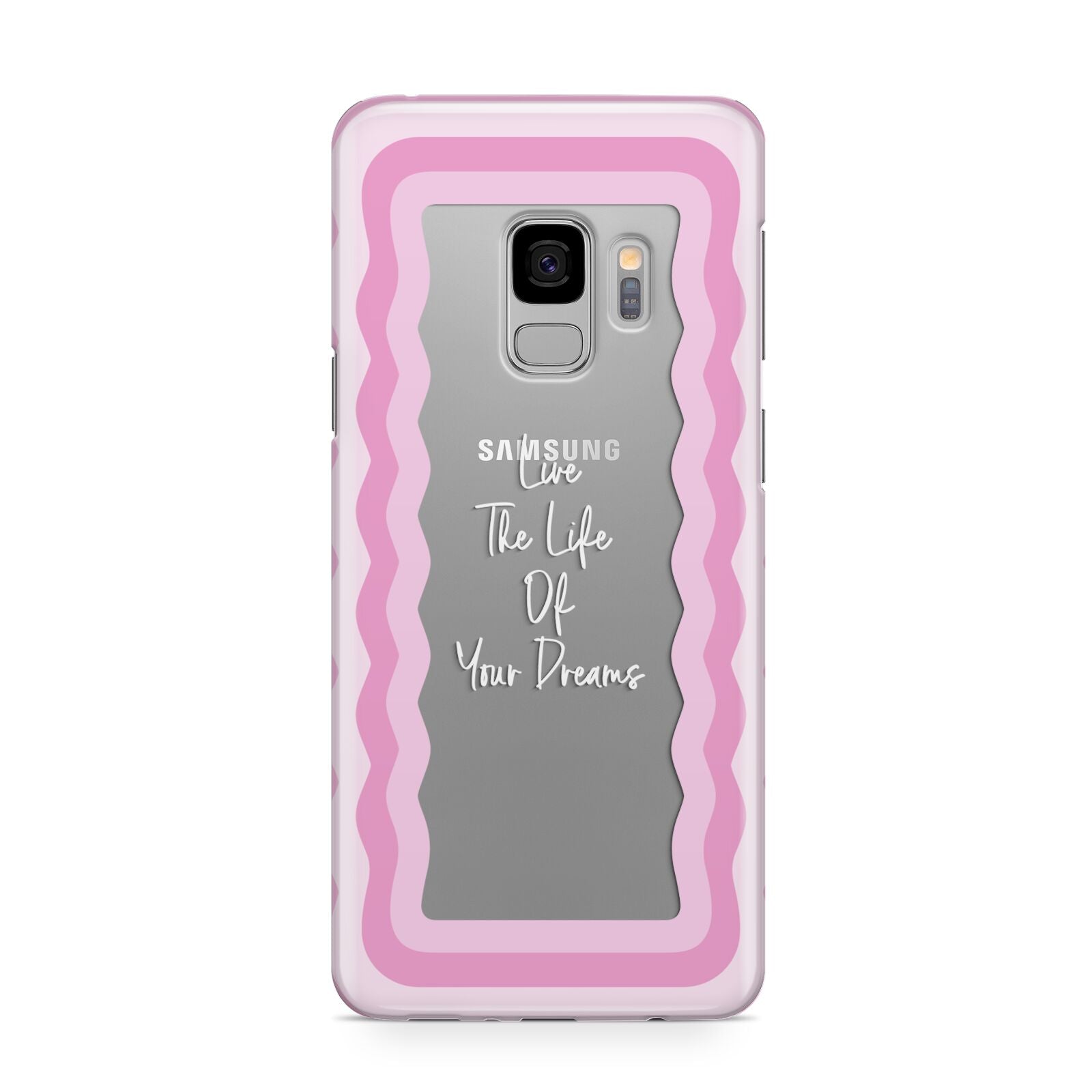 Pink Mirror Quote Samsung Galaxy S9 Case