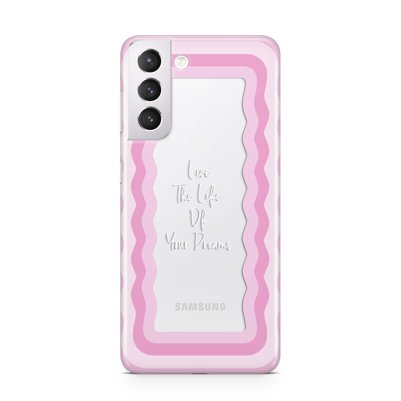 Pink Mirror Quote Samsung S21 Case