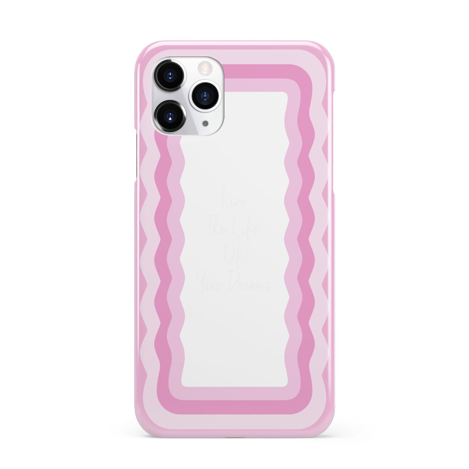 Pink Mirror Quote iPhone 11 Pro 3D Snap Case