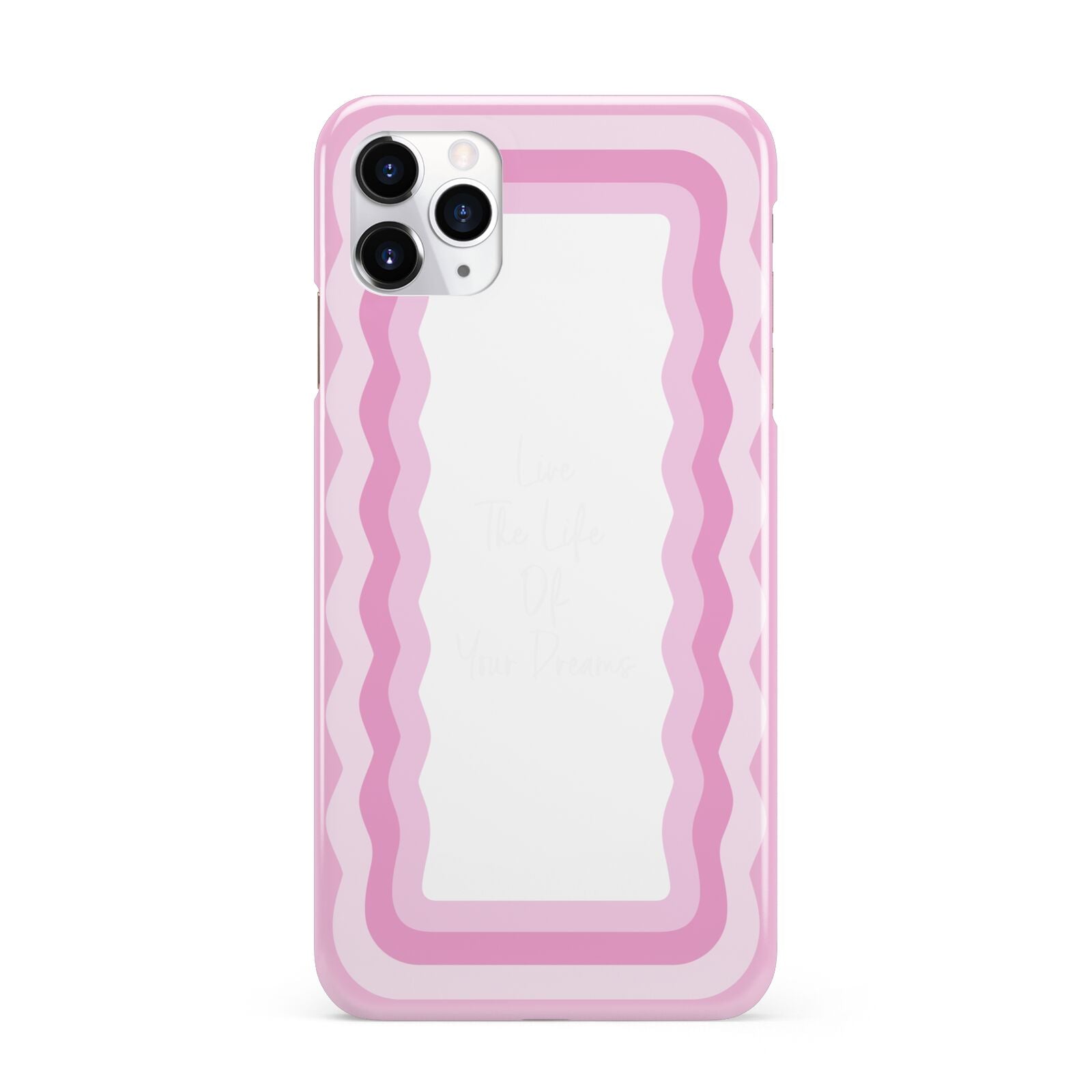 Pink Mirror Quote iPhone 11 Pro Max 3D Snap Case