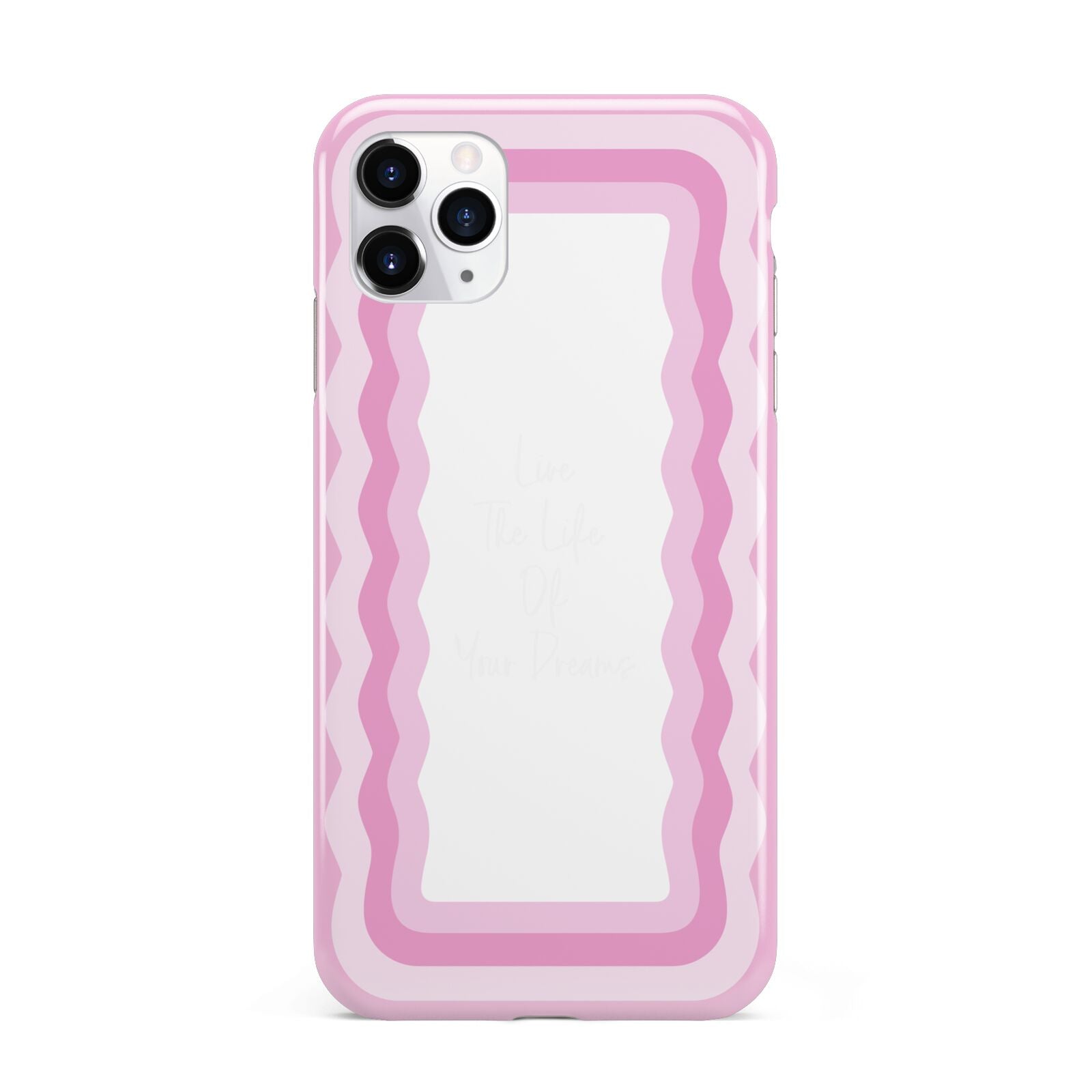 Pink Mirror Quote iPhone 11 Pro Max 3D Tough Case