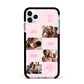Pink Mothers Day Photo Collage Apple iPhone 11 Pro Max in Silver with Black Impact Case