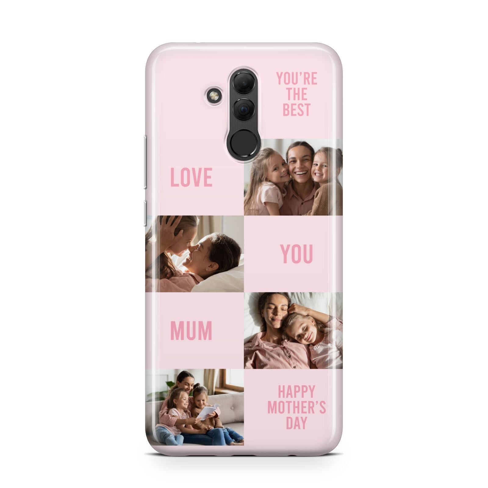 Pink Mothers Day Photo Collage Huawei Mate 20 Lite