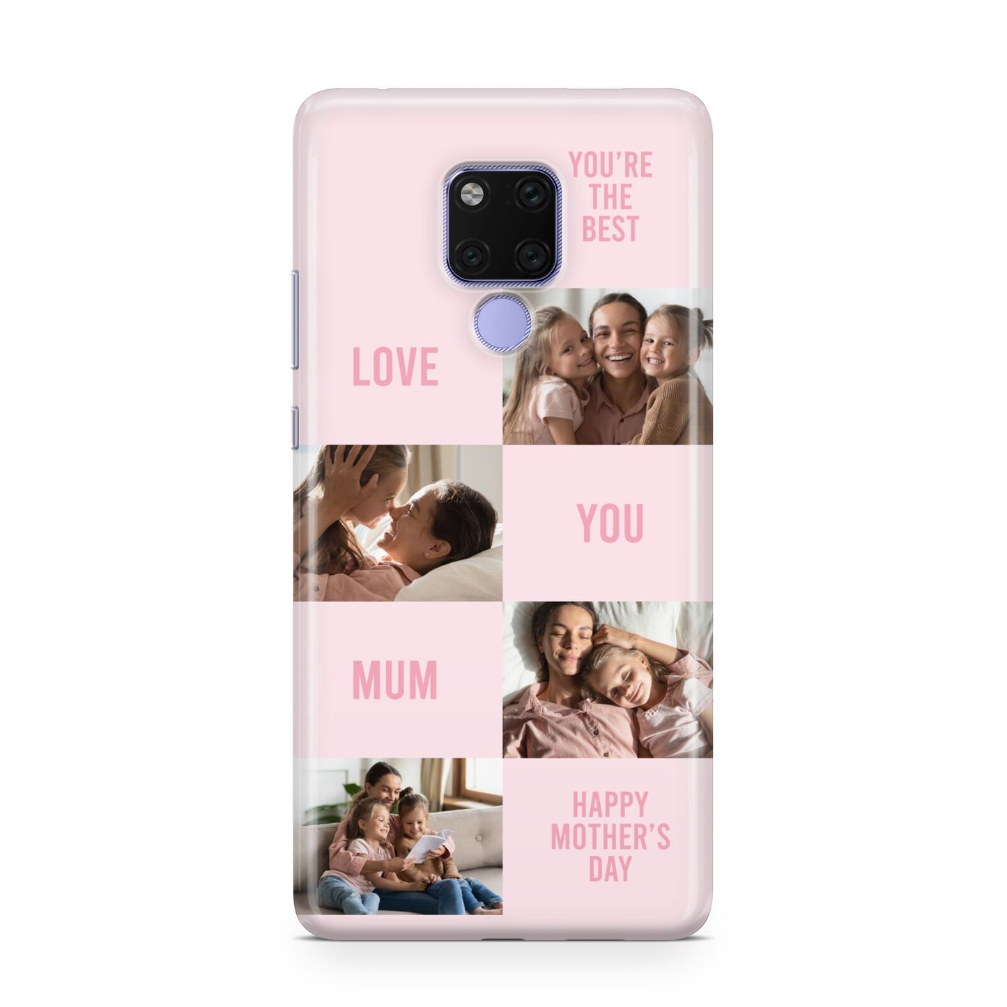 Pink Mothers Day Photo Collage Huawei Mate 20X Phone Case