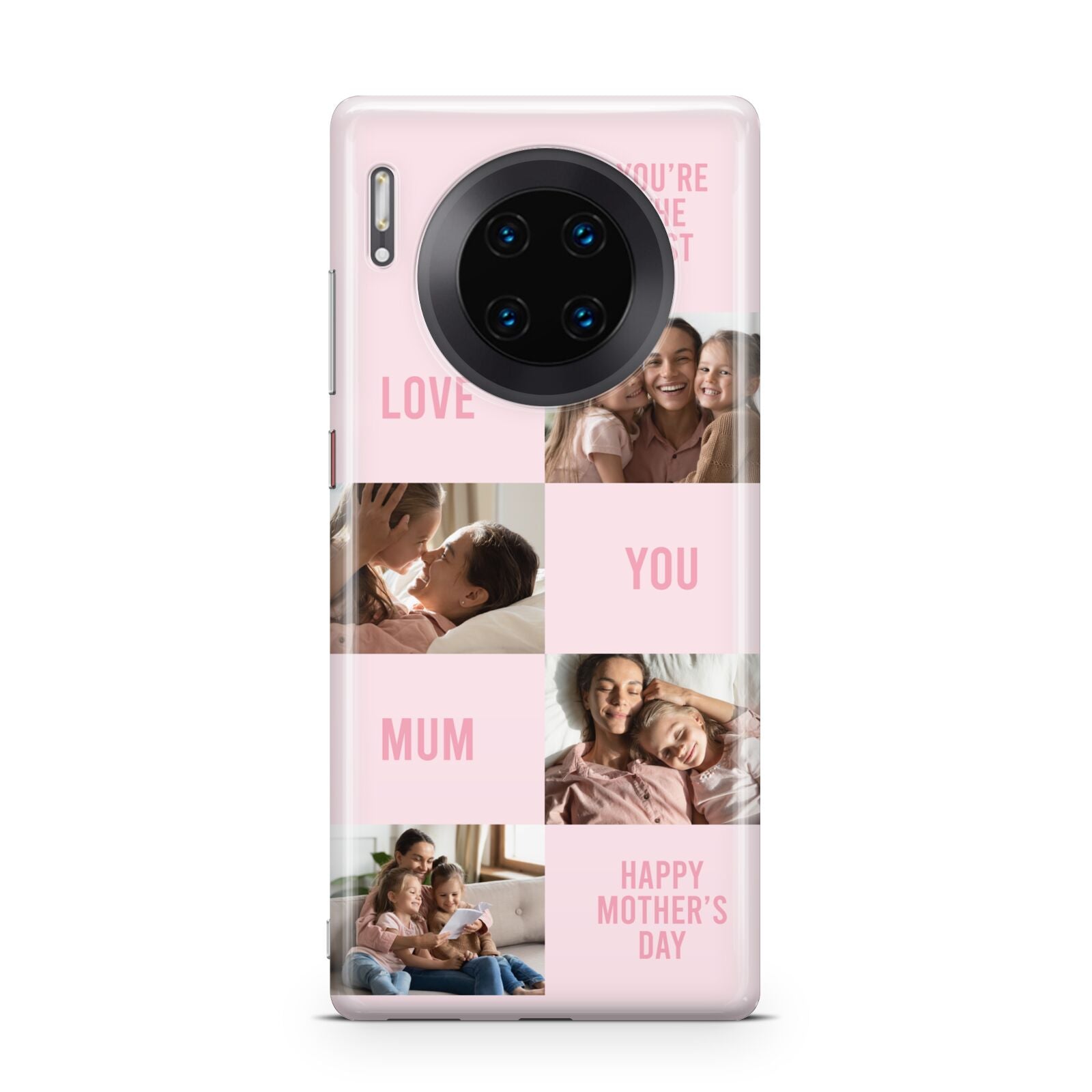 Pink Mothers Day Photo Collage Huawei Mate 30 Pro Phone Case