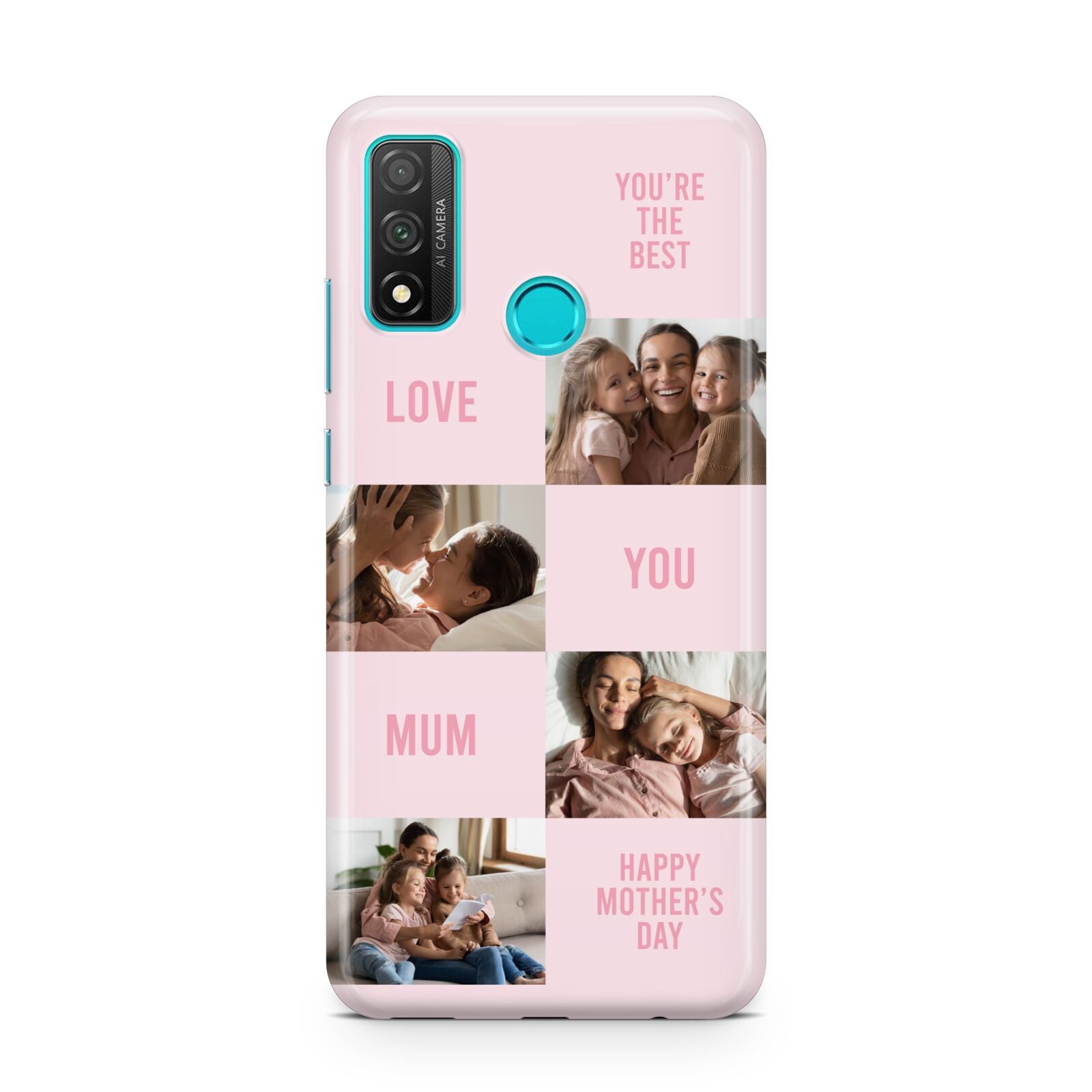 Pink Mothers Day Photo Collage Huawei P Smart 2020