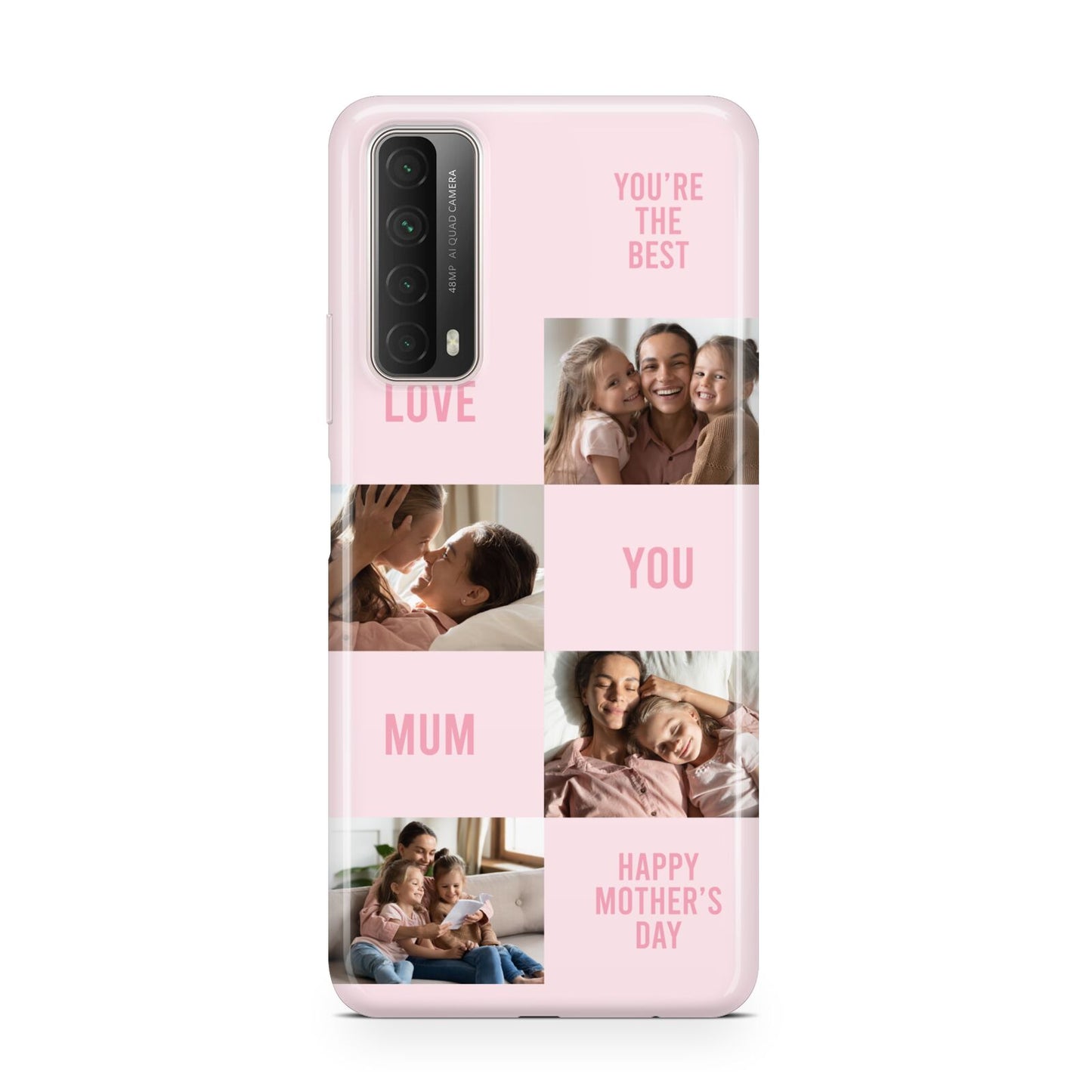 Pink Mothers Day Photo Collage Huawei P Smart 2021