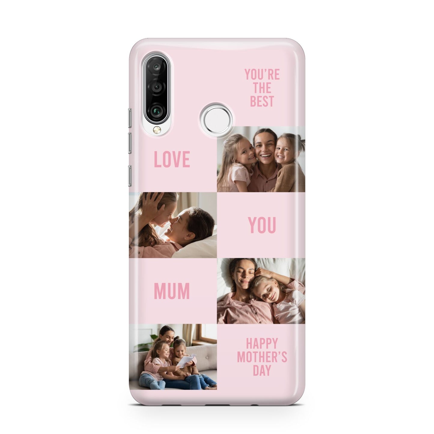 Pink Mothers Day Photo Collage Huawei P30 Lite Phone Case