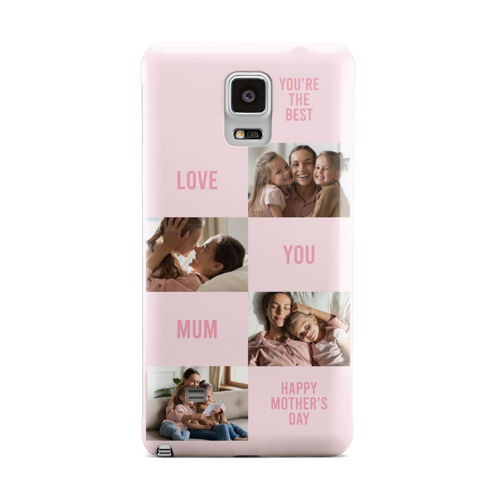 Pink Mothers Day Photo Collage Samsung Galaxy Note 4 Case