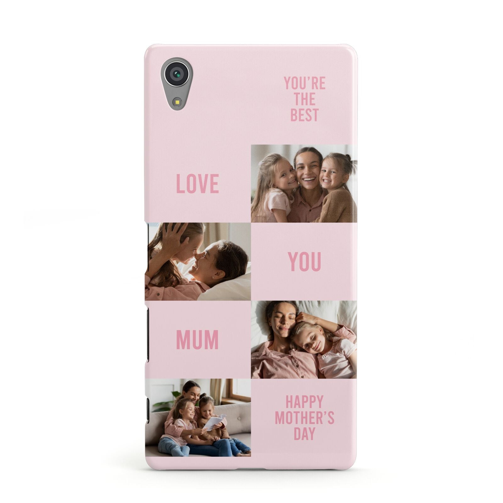 Pink Mothers Day Photo Collage Sony Xperia Case