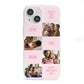 Pink Mothers Day Photo Collage iPhone 13 Mini Clear Bumper Case