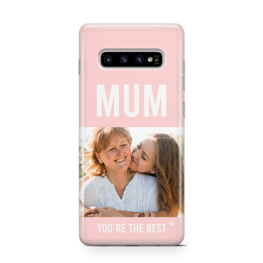 Pink Mothers Day Photo Protective Samsung Galaxy Case