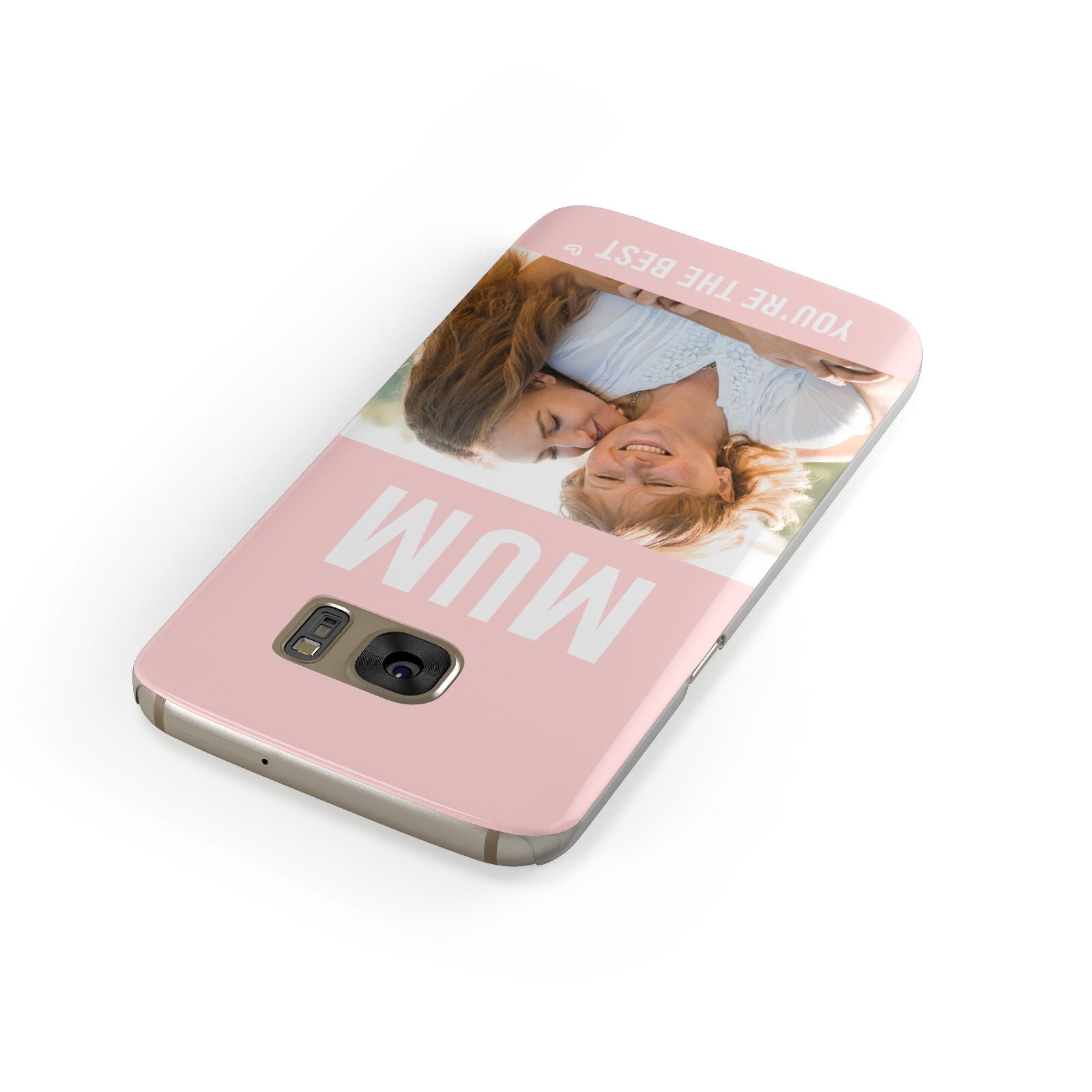 Pink Mothers Day Photo Samsung Galaxy Case Front Close Up