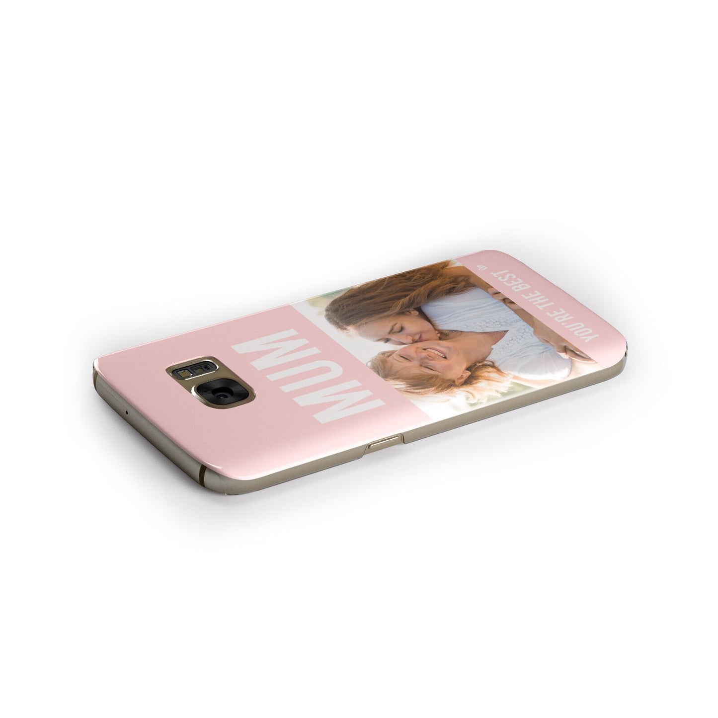 Pink Mothers Day Photo Samsung Galaxy Case Side Close Up