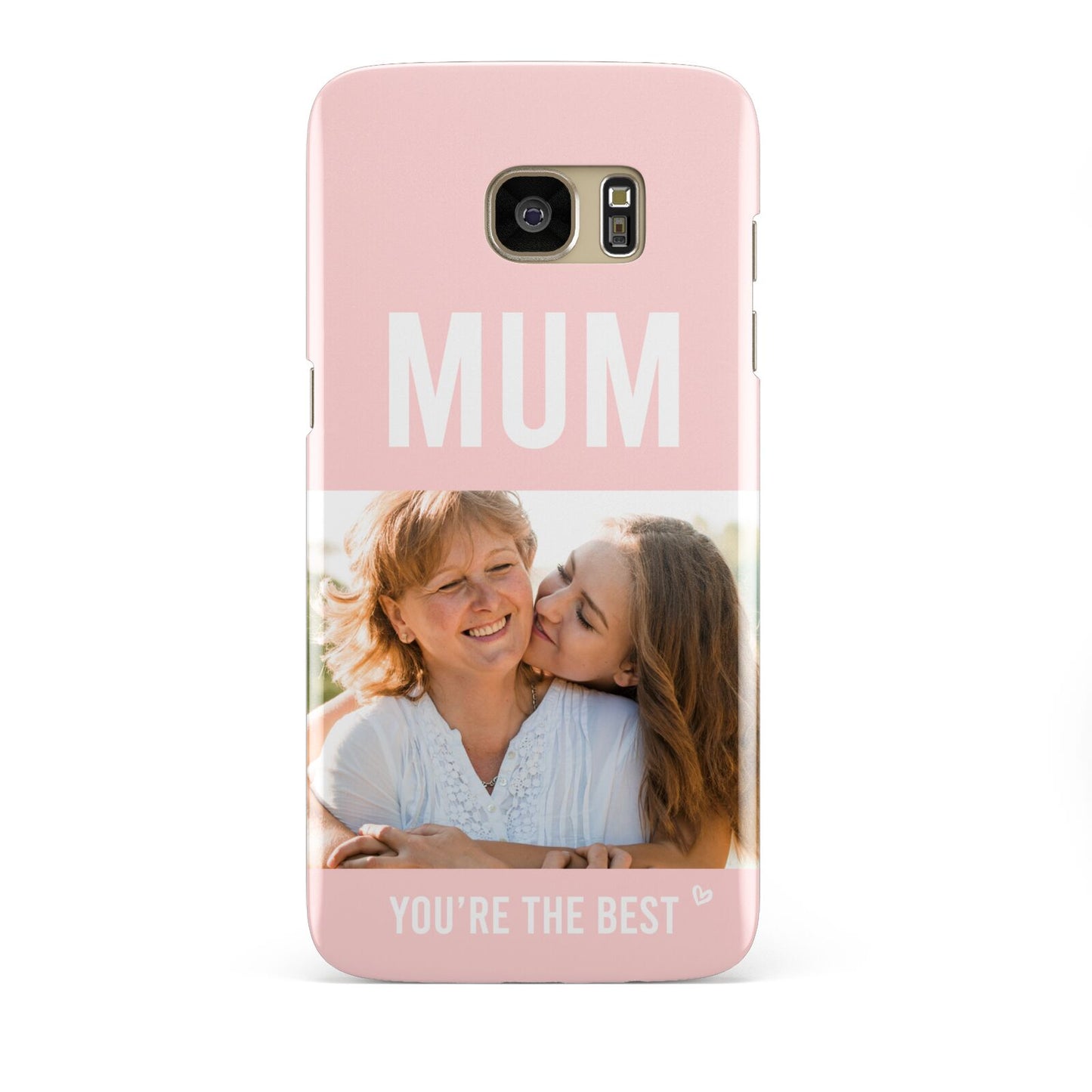 Pink Mothers Day Photo Samsung Galaxy S7 Edge Case