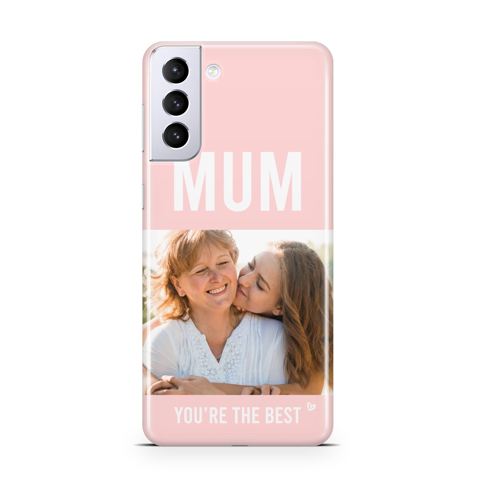 Pink Mothers Day Photo Samsung S21 Plus Case