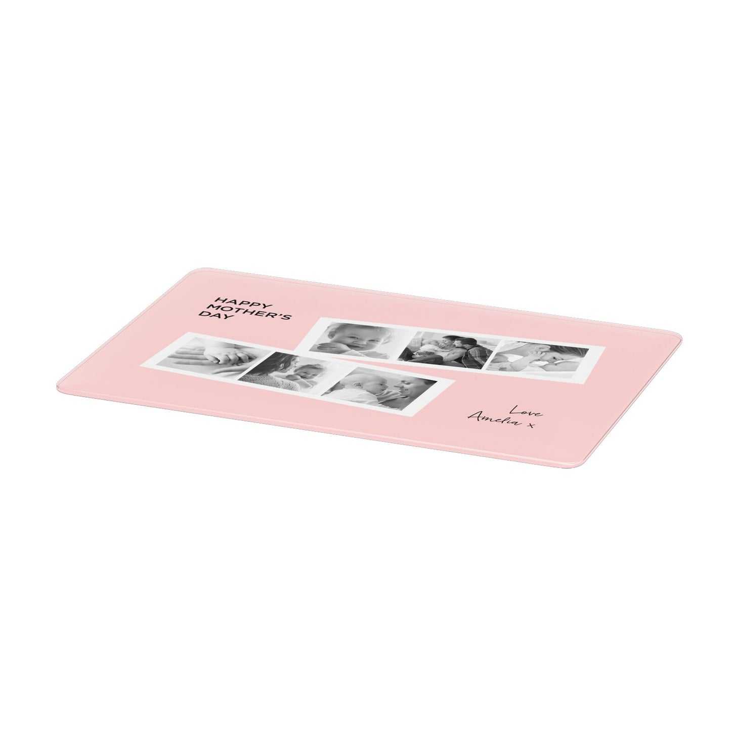 Pink Mothers Day Photo Strips Apple MacBook Case Only