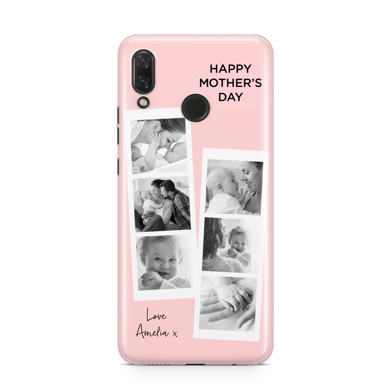 Pink Mothers Day Photo Strips Huawei Nova 3 Phone Case