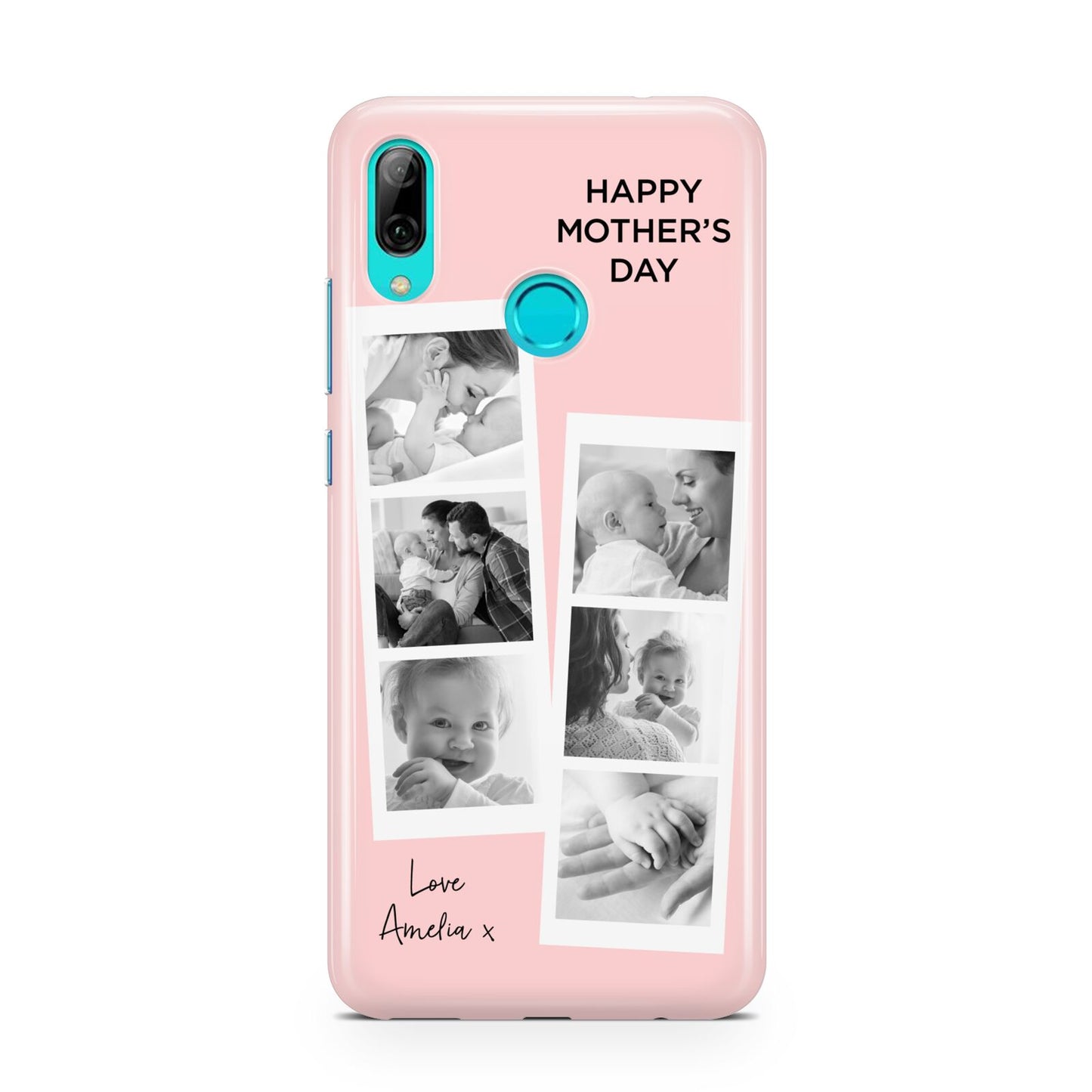 Pink Mothers Day Photo Strips Huawei P Smart 2019 Case