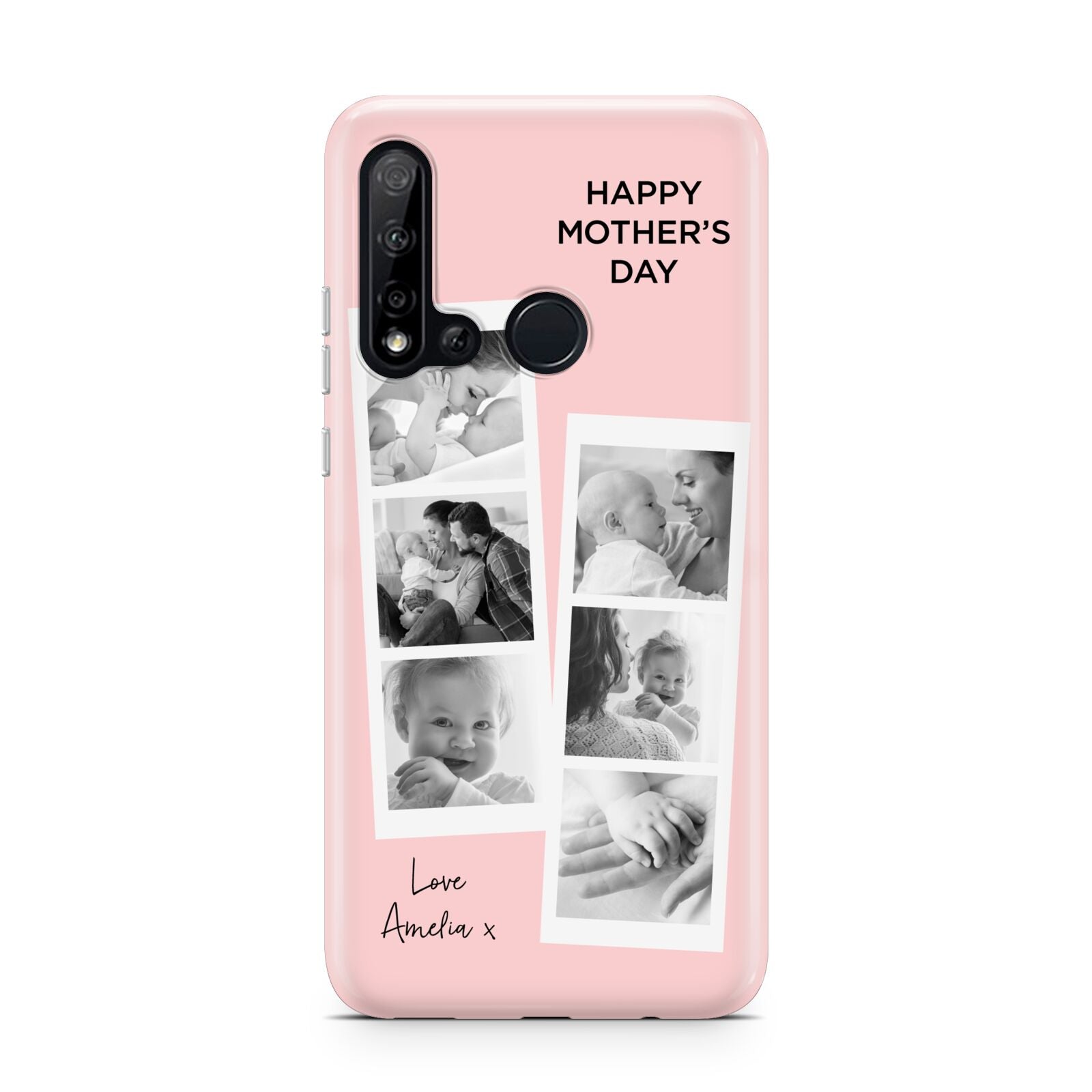 Pink Mothers Day Photo Strips Huawei P20 Lite 5G Phone Case