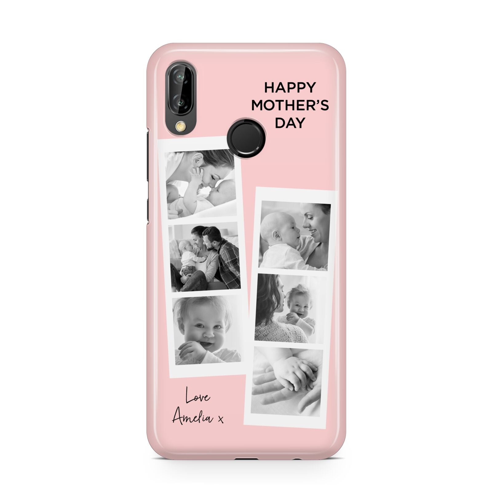 Pink Mothers Day Photo Strips Huawei P20 Lite Phone Case