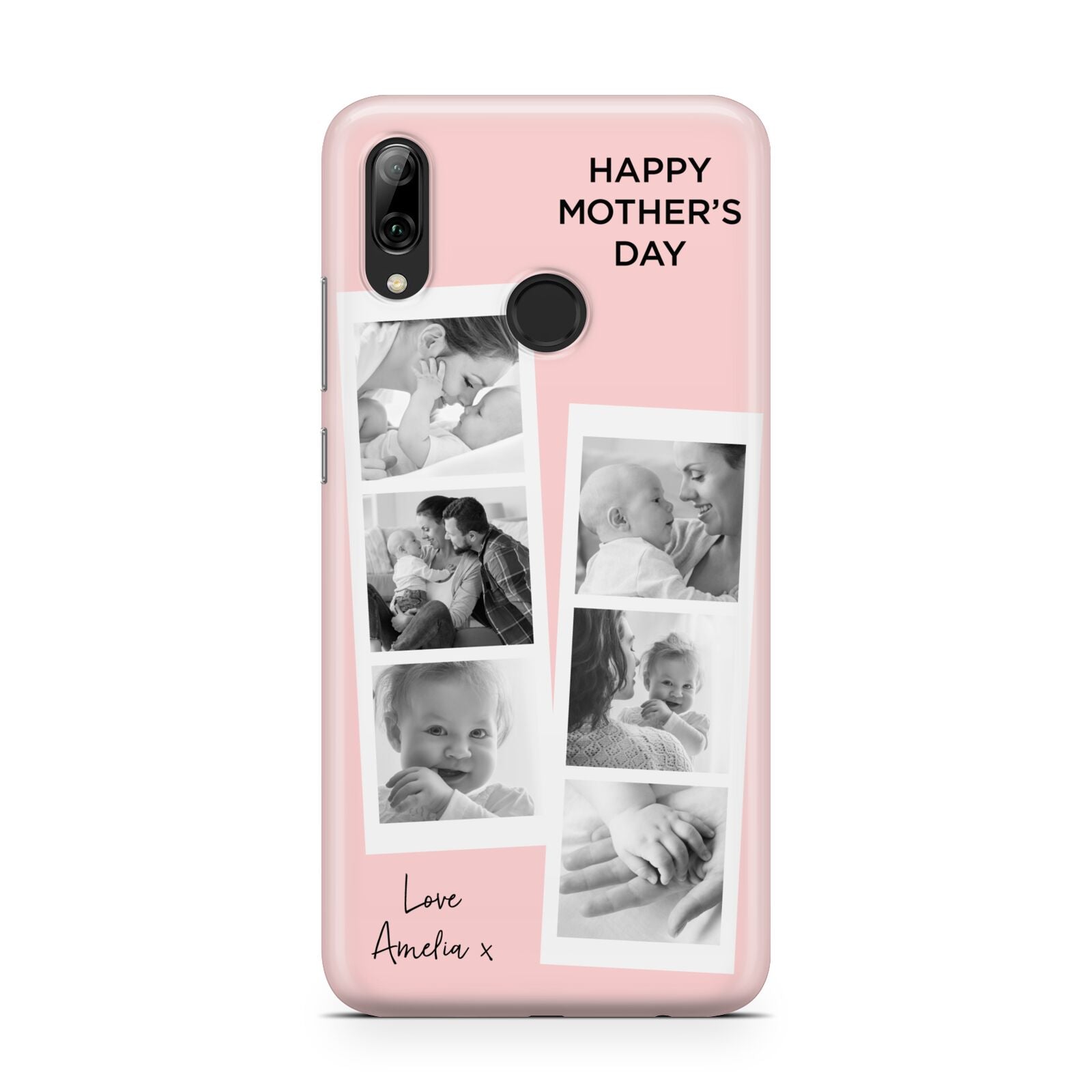 Pink Mothers Day Photo Strips Huawei Y7 2019