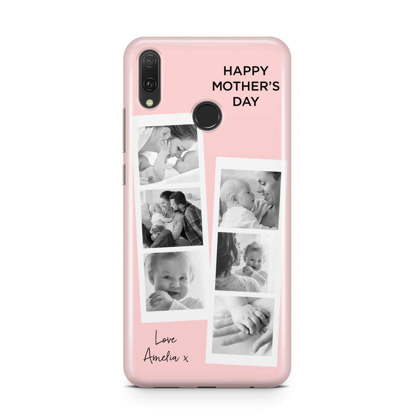 Pink Mothers Day Photo Strips Huawei Y9 2019