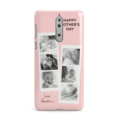 Pink Mothers Day Photo Strips Nokia Case