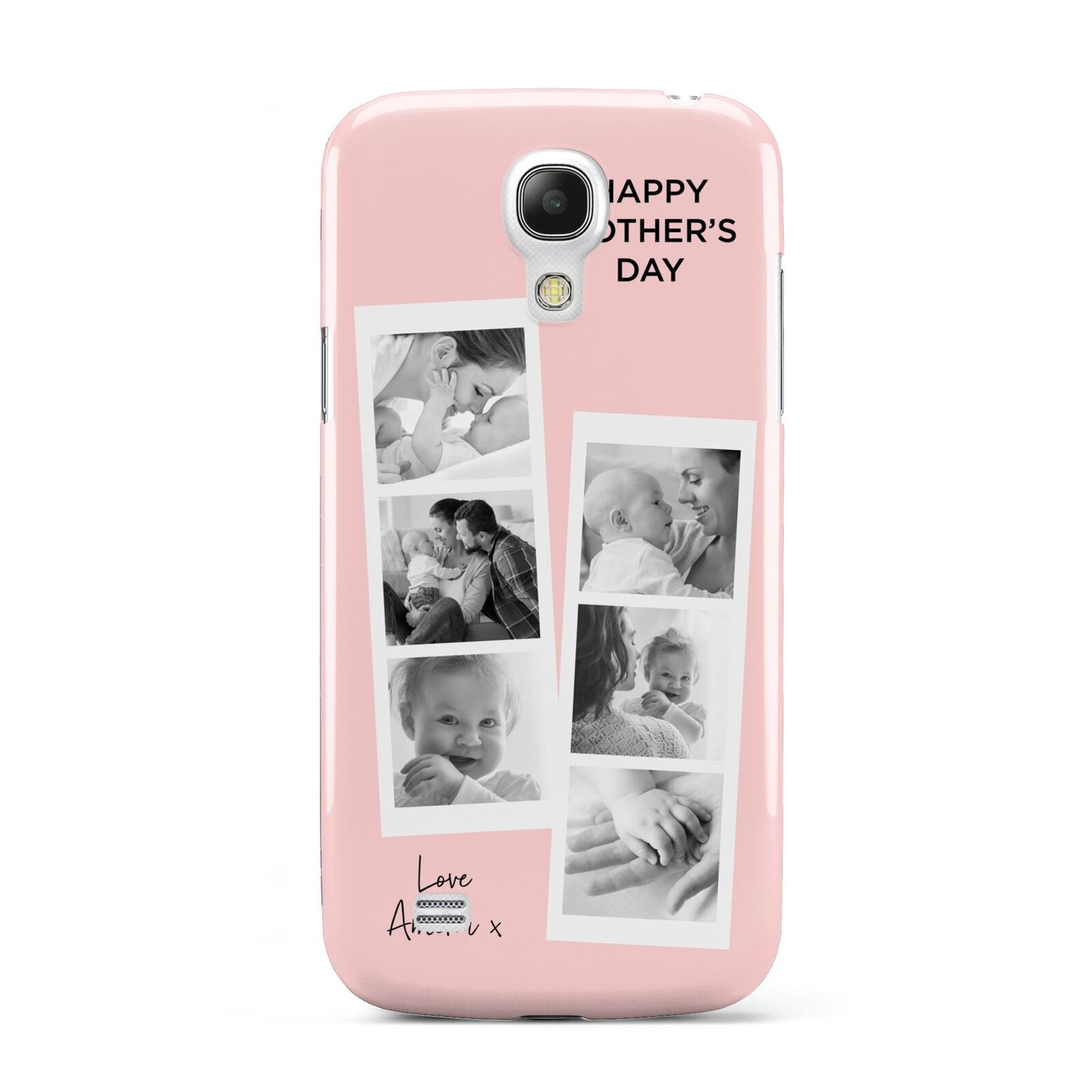 Pink Mothers Day Photo Strips Samsung Galaxy S4 Mini Case