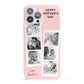 Pink Mothers Day Photo Strips iPhone 13 Pro Max Full Wrap 3D Snap Case