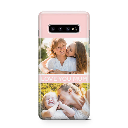 Pink Mothers Day Photos Protective Samsung Galaxy Case