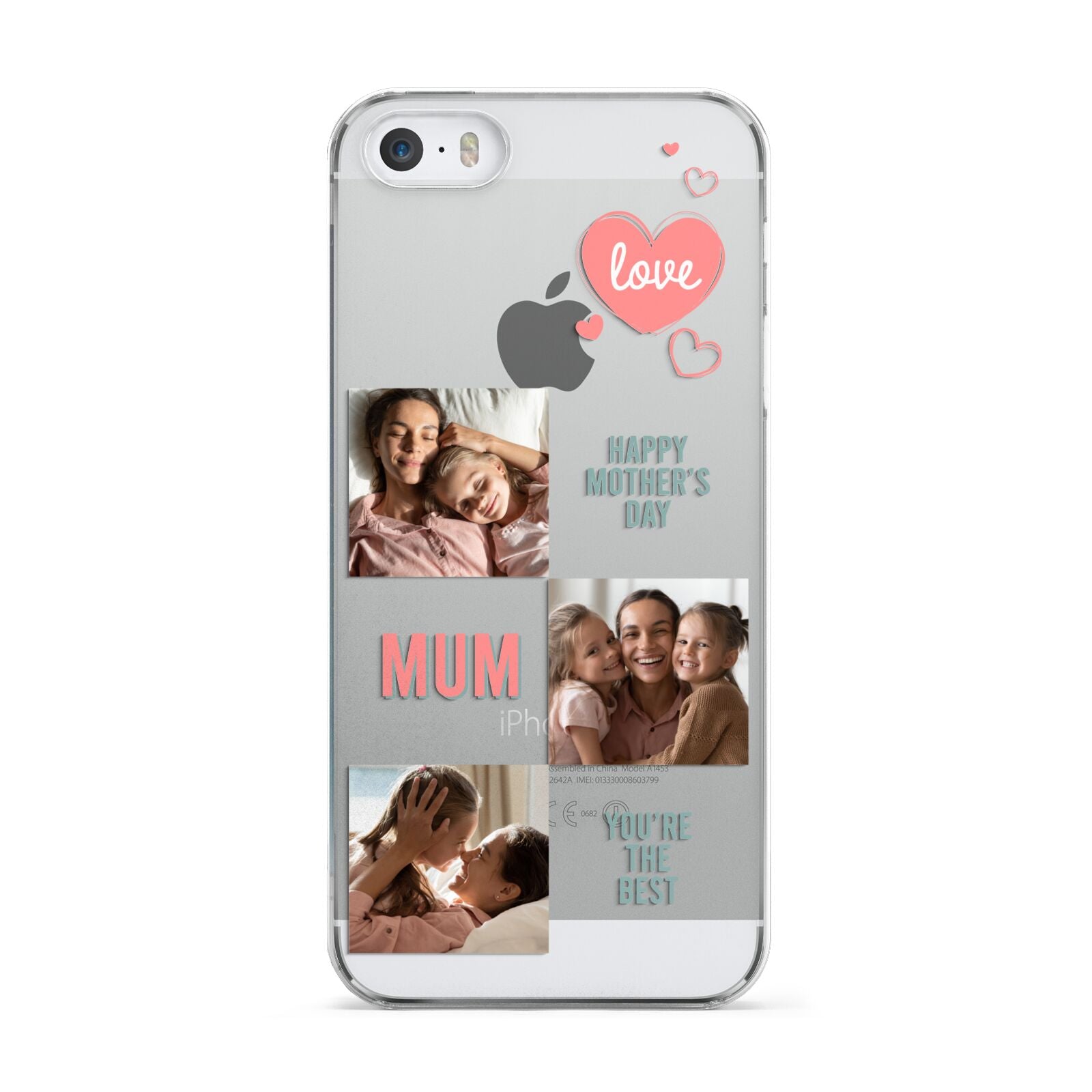 Pink Mum Photo Collage Apple iPhone 5 Case